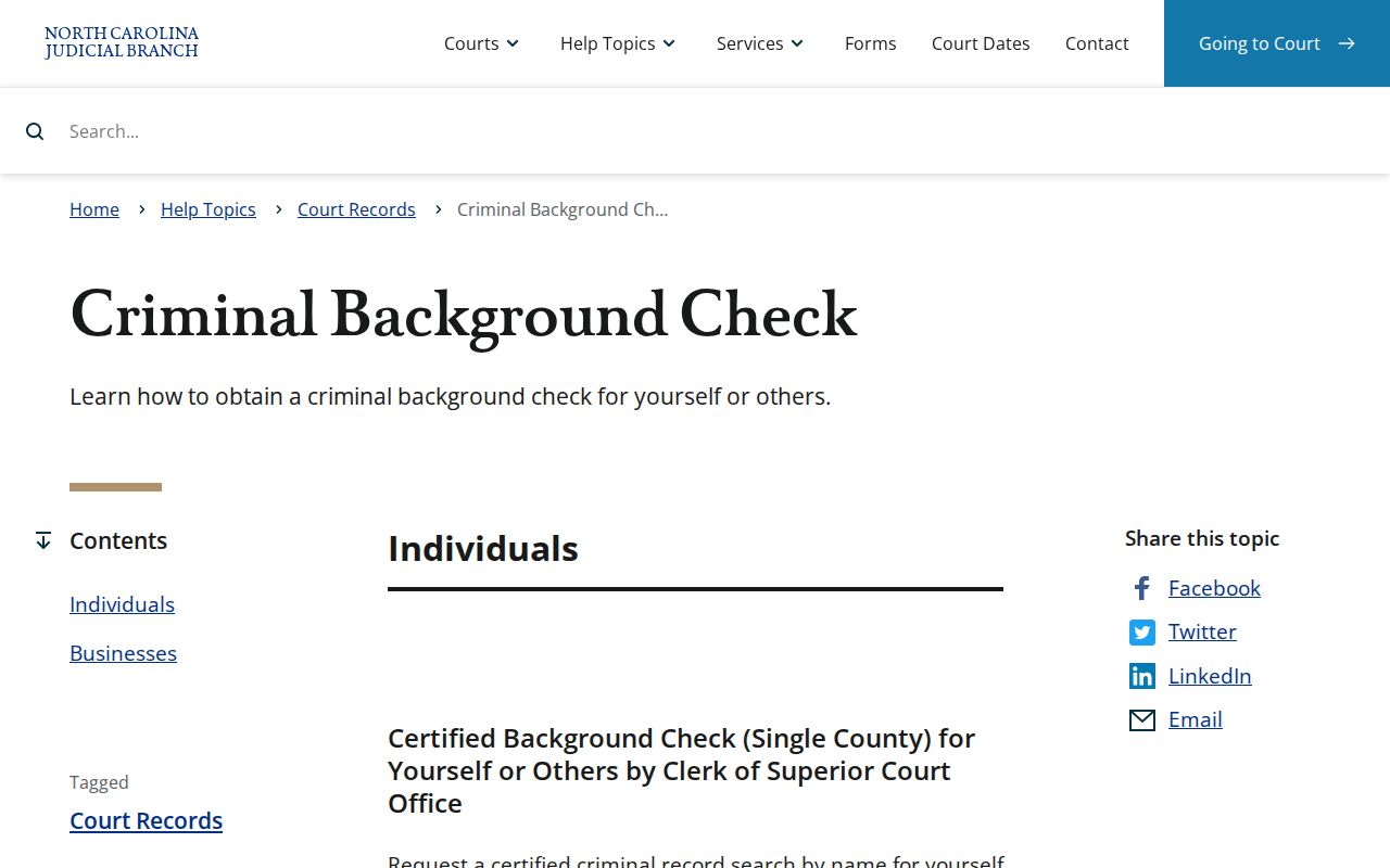 Johnston County criminal history official background check options